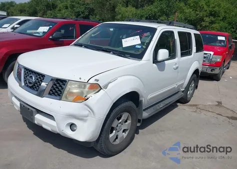 2007 Nissan Pathfinder Se из США, поврежденный, VIN 5N1AR18U67C606091